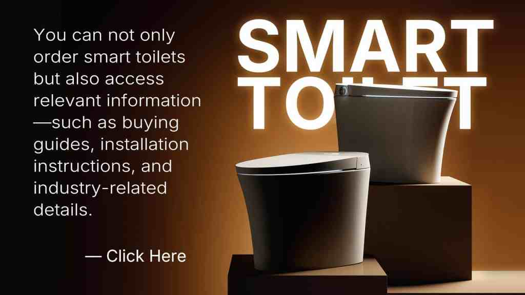 Modern smart toilet by Uncle Brown with advanced features and sleek design.