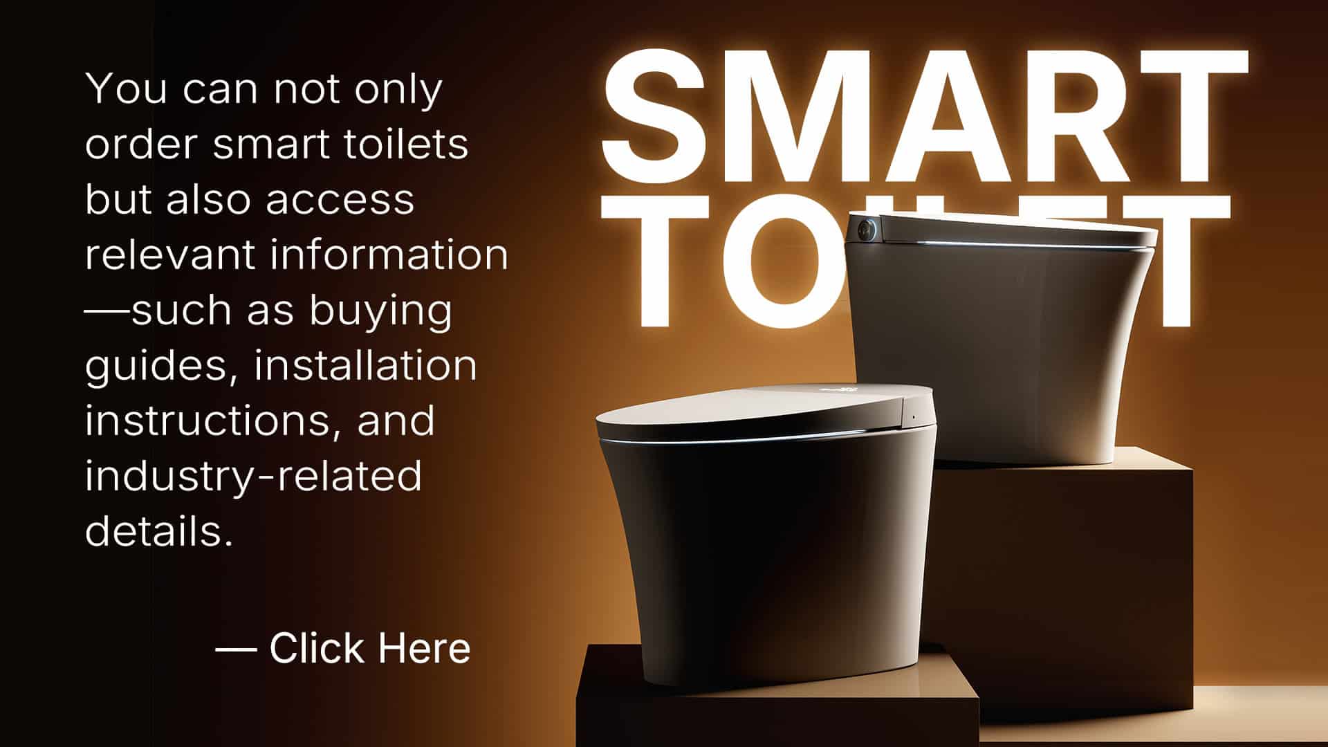 Modern smart toilet by Uncle Brown with advanced features and sleek design.